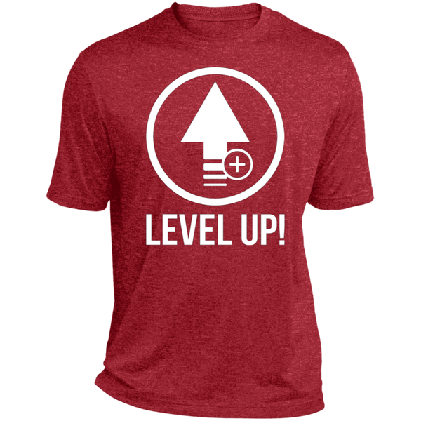 Level Up Heather Dri-Fit Moisture-Wicking T-Shirt