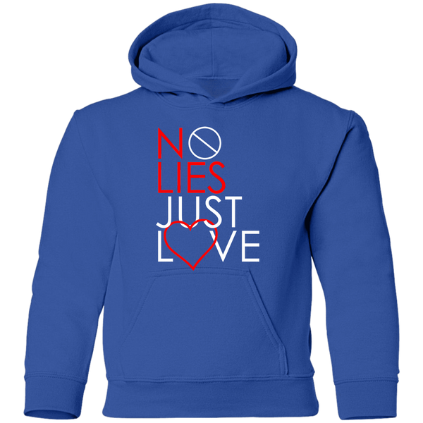 No Lies Just Love Youth Pullover Hoodie