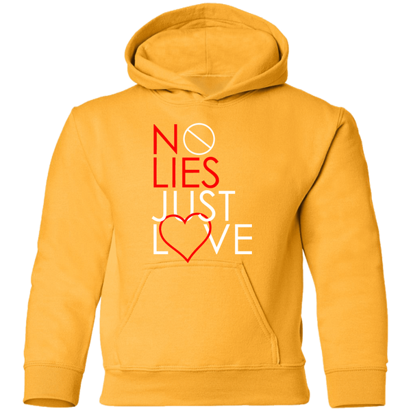 No Lies Just Love Youth Pullover Hoodie