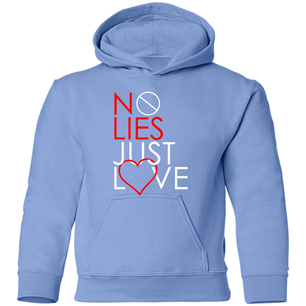 No Lies Just Love Youth Pullover Hoodie