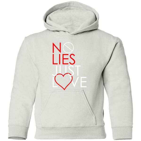 No Lies Just Love Youth Pullover Hoodie