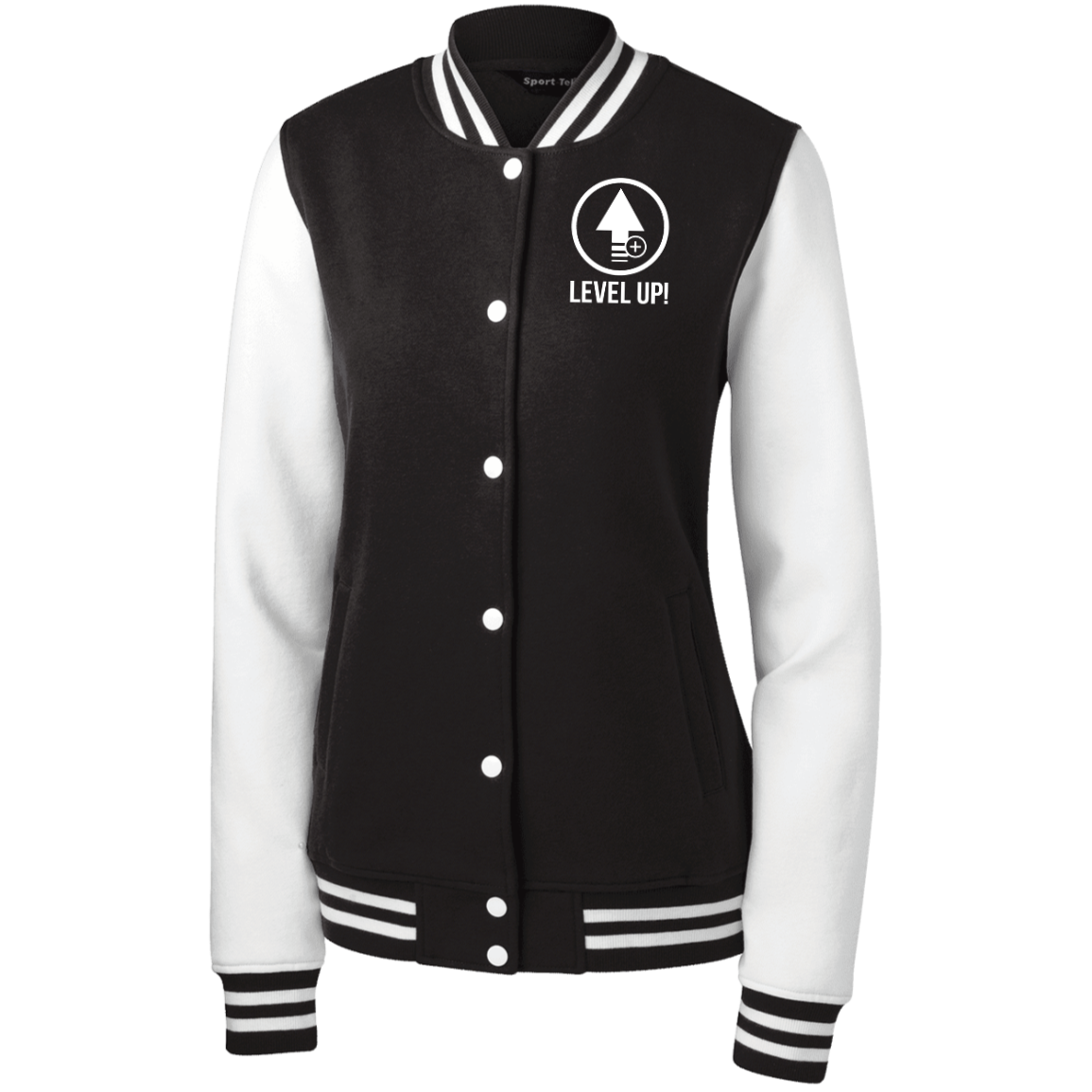 Level Up Women's Fleece Letterman Jacket