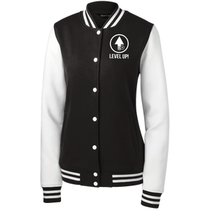 Level Up Women's Fleece Letterman Jacket