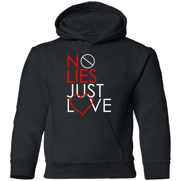 No Lies Just Love Youth Pullover Hoodie