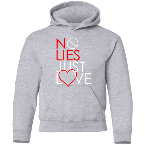 No Lies Just Love Youth Pullover Hoodie